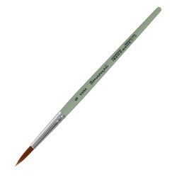 Кисть Синтетика круглая, HANA Воплощай № 5 (длина волоса 21 мм), короткая ручка матовая