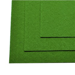 Фетр листовой жесткий IDEAL 1мм 20х30см арт.FLT-H1 уп.10 листов цв.705 зеленый