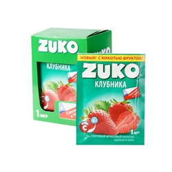 Zuko / Растворимый напиток со вкусом клубники ZUKO (блок 12шт по 25гр) Артикул: 7217