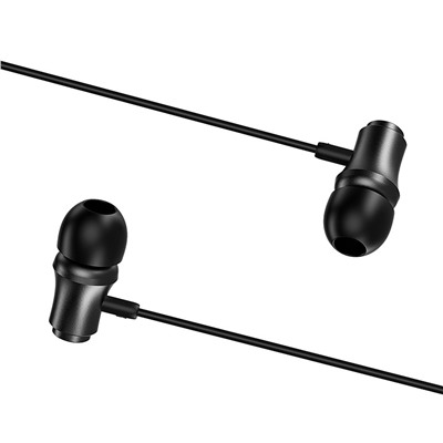 Проводные наушники с микрофоном внутриканальные Borofone BM29 Gratified, 3.5 Jack (black)