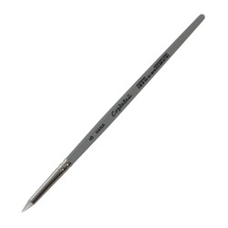 Кисть-стек Силикон "конус", HANA Создавай № 5 (длина выставки 10 мм), короткая ручка матовая