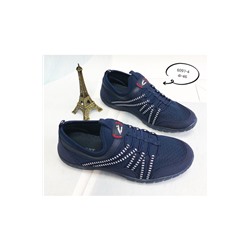 Мужские кроссовки 6097-4 темно-синие
