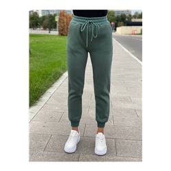 Женские штаны темно-зеленые