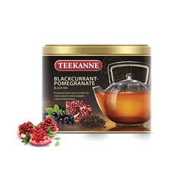 Чай TEEKANNE "Blackcurrant-Pomegranate" черный смородина/гранат листовой, 150г, ж/б 620728