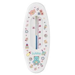 ЛАББИ арт.15841  Термометр в ванную "Малыши и Малышки", от 0 мес, пластик, керосин