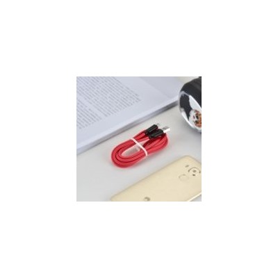 Кабель USB 3.1 Type C(m) - USB 2.0 Am - 1.2 м, 5A, красный, Hoco X11 Rapid