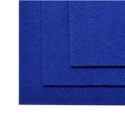 Фетр листовой жесткий IDEAL 1мм 20х30см арт.FLT-H1 уп.10 листов цв.679 синий