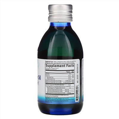Garden of Life, Dr. Formulated, Alaskan Cod Liver Oil, Lemon, 6.76 fl oz (200 ml)