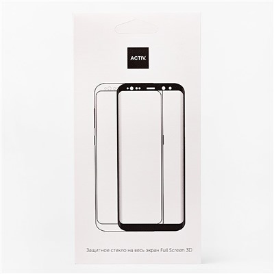 Защитное стекло Full Screen Activ Clean Line 3D для "Samsung SM-M317 Galaxy M31s" (black)
