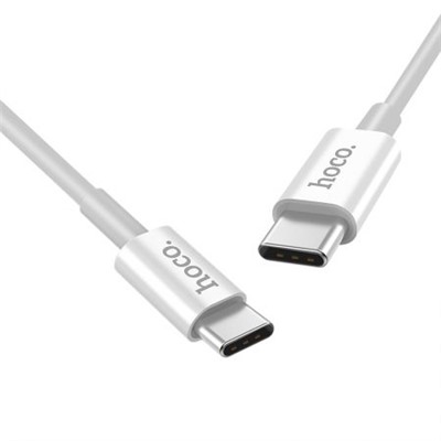 Кабель USB 3.1 Type C(m) - USB 3.1 Type C - 1.0 м, 3A, белый, Hoco X23 Skilled