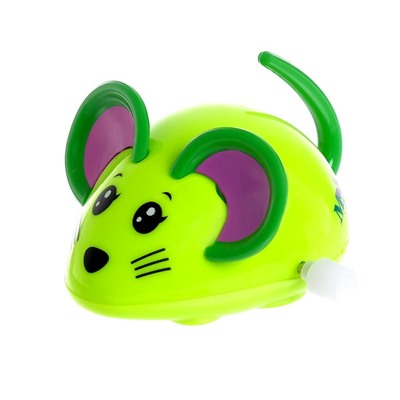 Заводная игрушка «Мышка», цвета МИКС