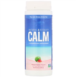 Natural Vitality, Calm, The Anti-Stress Drink Mix, Watermelon, 8 oz (226 g)