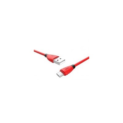 Кабель USB 2.0 Am=>micro B - 1.2 м, красный, Hoco X27 Excellent Сharge