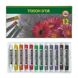 Пастель сухая художественная Koh-I-Noor TOISON D`OR, 8512/12, 12 цветов