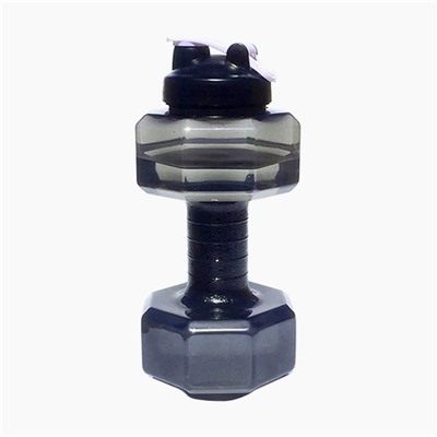 Бутылка для воды BL-009 гантеля (black) 2600 ml