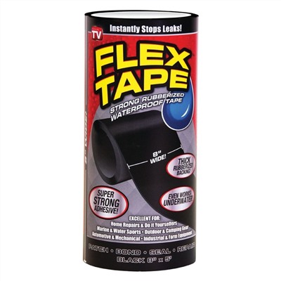 Сверхсильная клейкая лента Flex Tape 8", Акция!