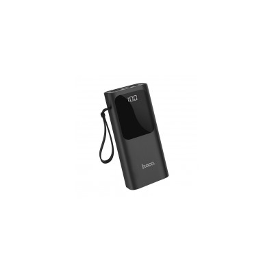 Зарядное устройство Hoco J41 Treasure, 10000 мА/ч, 2xUSB, дисплей, черное