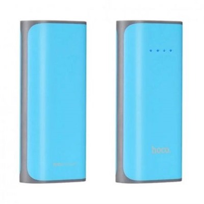 Зарядное устройство Hoco B21 Tiny Concave, 5200 мА/ч, 1A USB, синее
