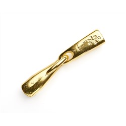 Застежка Крючок 42×8 мм, Латунь, Старинное золото