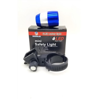 Мини-фонарь для велосипеда Mini Safety Light Dachelun 6 LED, Акция!
