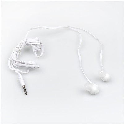 Проводные наушники с микрофоном внутриканальные Nakatomi EP-B21, 3.5 Jack (white)