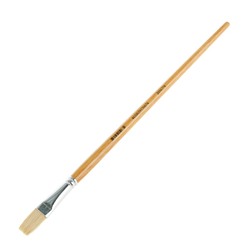 Кисть "Сонет" № 8, щетина, плоская, удлинённая ручка, d=13 мм