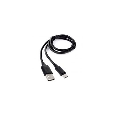 Кабель USB 3.1 Type C(m) - USB 2.0 Am - 1.0 м, 3А, черный, коробка, Cablexpert (CCB-USB2-AMCMO2-1MB)