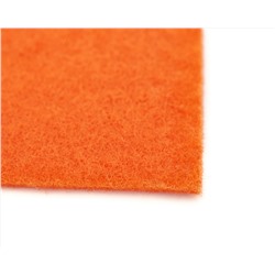 Фетр Жесткий, 20×30 см, толщина 1 мм, Оранжевый