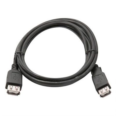 Кабель USB 2.0 Af - Af - 1.5 м, черный, L-PRO (2209)