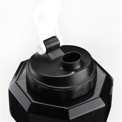 Бутылка для воды BL-009 гантеля (black) 2600 ml