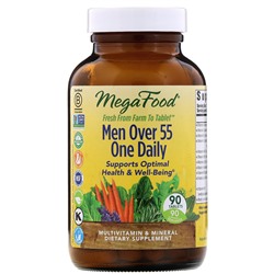 MegaFood, Серия One Daily, добавка для мужчин старше 55 лет, 90 таблеток