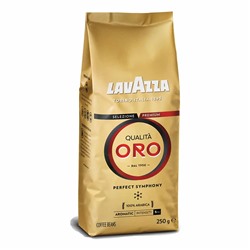 Кофе в зернах LAVAZZA "Qualita Oro" арабика 100%, 250г 620172