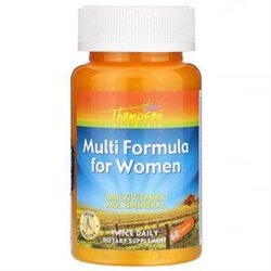 Thompson, Мульти-формула для женщин, 60 капсул