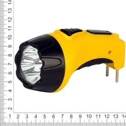 Фонарь ручной аккумуляторный 4 диода с рефлекторами оптом