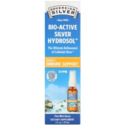 Sovereign Silver, Bio-Active Silver Hydrosol, Fine Mist Spray, 10 ppm, 1 fl oz (29 ml)