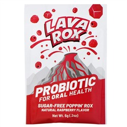 Advanced Orthomolecular Research AOR, Lava Rox, Probiotic for Oral Health, Natural Raspberry, .2 oz (6 g)