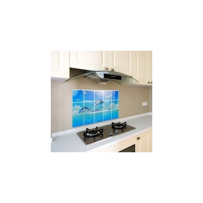 Защитный кухонный экран Kitchen Wall Stickers 45х75 см, Акция!