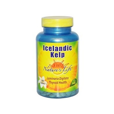 Natures Life, Icelandic Kelp (Исландские бурые водоросли), 500 таблеток