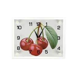 Часы настенные Плоды сада, 20х26см, стекло, арт.о-07,08