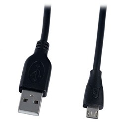 Кабель USB 2.0 Am=>micro B - 3 м, черный, Perfeo (U4003)