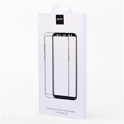 Защитное стекло Full Screen Activ Clean Line 3D для "Samsung SM-G973 Galaxy S10" (black)