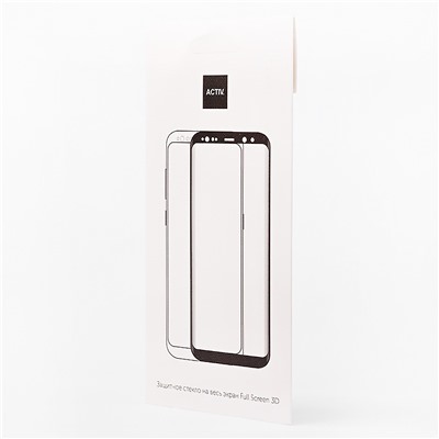 Защитное стекло Full Screen Activ Clean Line 3D для "Samsung SM-A207 Galaxy A20s" (black)