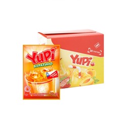 Yupi / Растворимый напиток со вкусом Буратино YUPI (блок 24шт по 15гр) Артикул: 7158