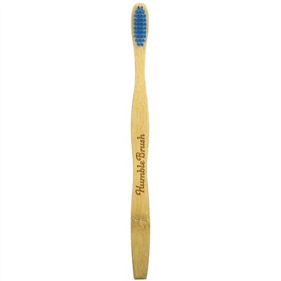 The Humble Co., Humble Brush, мягкая щетка для взрослых, синий цвет, 1 зубная щетка