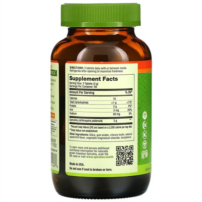 Nutrex Hawaii, Pure Hawaiian Spirulina, колосистая мята, 1000 мг, 180 таблеток