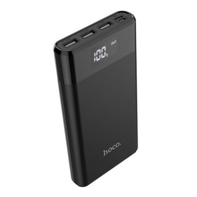 Зарядное устройство Hoco B35E Entourage, 30000 мА/ч, 2A 3xUSB, дисплей, черное