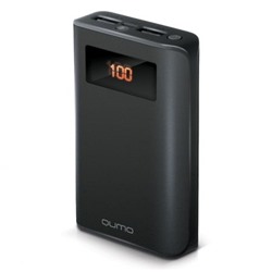 Зарядное устройство Qumo PowerAid 9600 мА/ч, PRO, ЖК-дисплей, черное (21782)