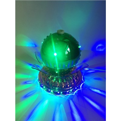 LED-светильник Лотос с шаром цветной, 14 см, Акция!