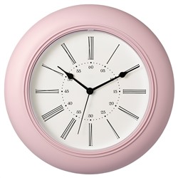 SKAJRON СКАЙРОН, Настенные часы, розовый, 30 см