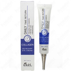 Крем для век антивозрастной с коллагеном, Ekel Daily Time Return Age Recovery Eye Cream Collagen